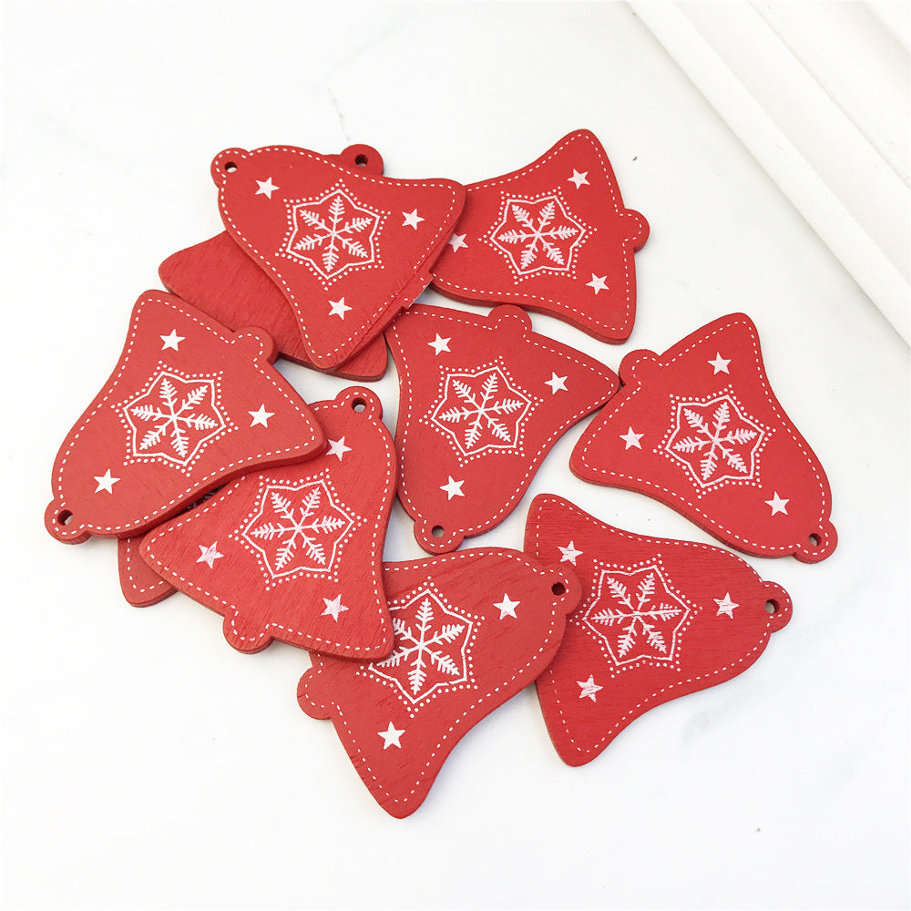 DIY Ornaments Wooden Christmas Gift Pendants