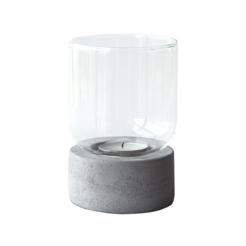 Retro Glass Aromatherapy Candlestick Desktop Ornament
