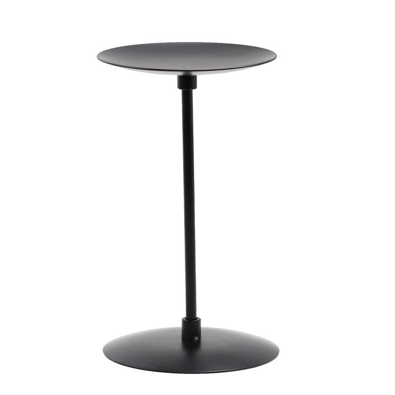 Wrought Iron Metal Black Candlestick