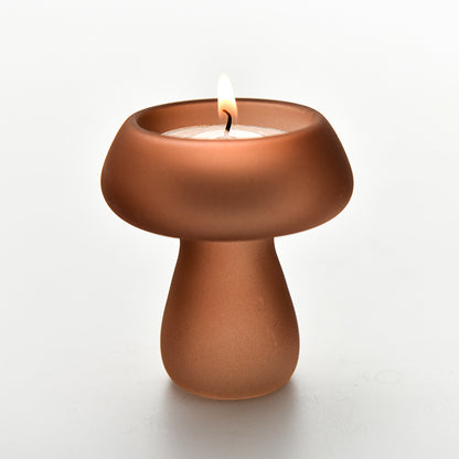 Creative Mushroom-shaped Glass Candlestick Lamp