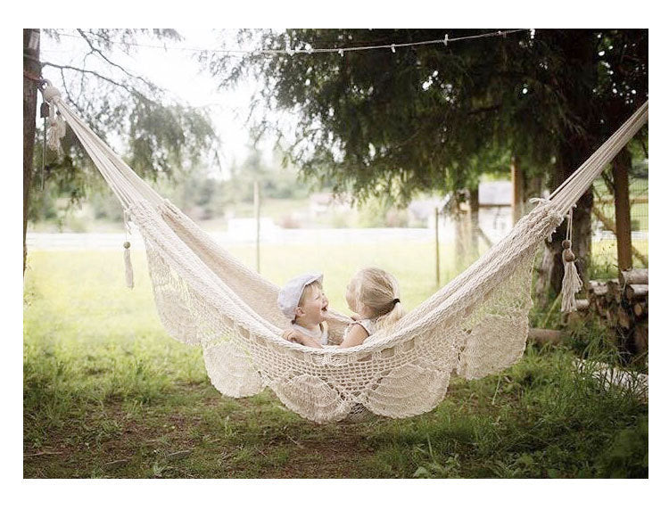 Hammock Tassel Lace Hanging Basket Swing