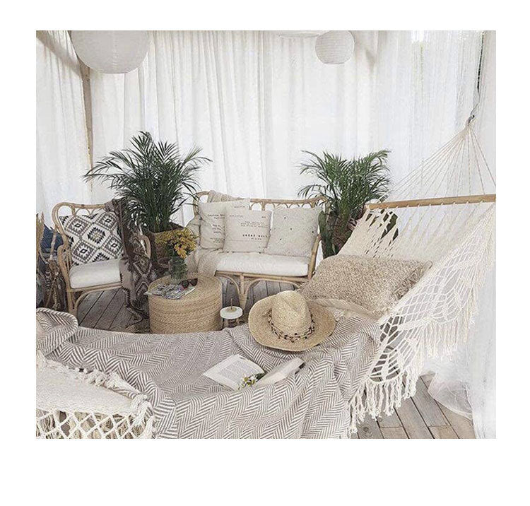 Hammock Tassel Lace Hanging Basket Swing