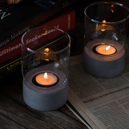 Retro Glass Aromatherapy Candlestick Desktop Ornament